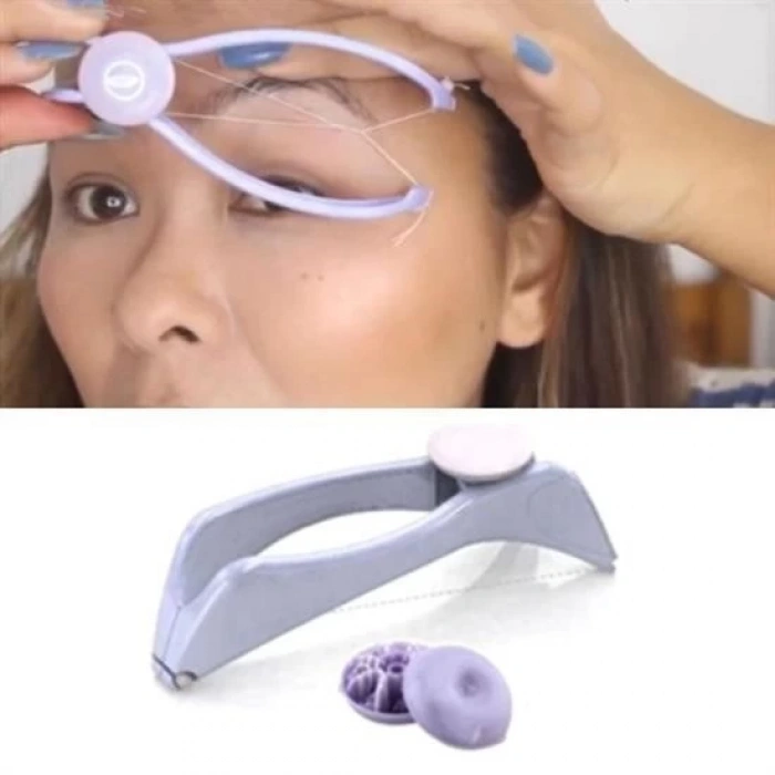 Adshome® Slique Pratik İple Kaş Bıyık Tüy Alma Epilasyon Aleti Makinesi