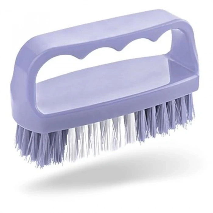 Adshome® Tutamaçlı Plastik Pratik Tırnak ve Kıyafet Yaka Temizlik Fırçası- TP-113