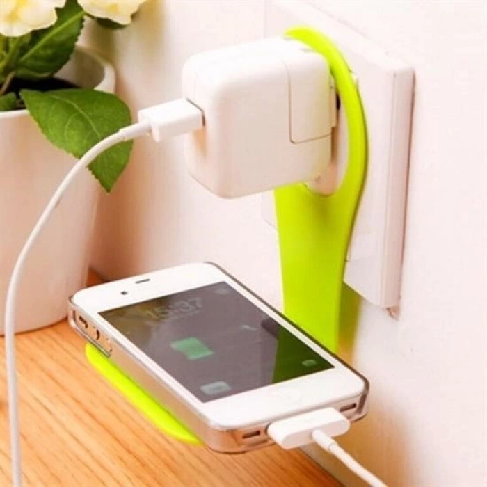 Adshome® Universal Mobil Şarj Priz Askısı ve Telefon Tablet  Tutucu Stand