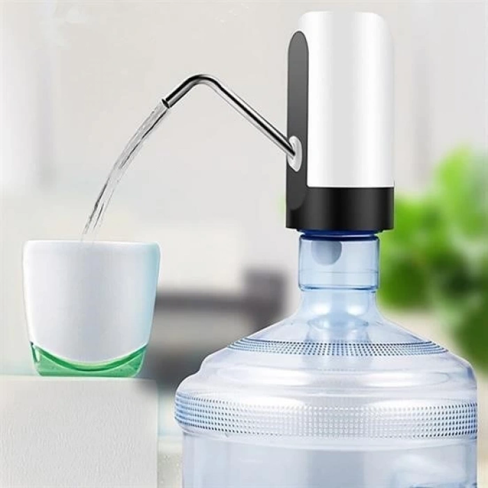 Adshome® Usb ile Şarj Edilebilir Elektrikli  Otomatik Damacana Su Pompası