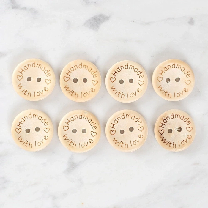 Loren Crafts Handmade 8li Düğme - 1615