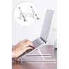 Adshome® Ayarlanabilir Dizüstü Destek Tabanı Tamamen Katlanabilir Taşınabilir Laptop Yükseltici