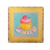 Adshome® Decotown Duvar Panosu 40*40 Cup Cake Muffin Motifli Duvar Süsü