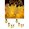 Adshome® Dekoratif Pilli Pineapple Ananas Pilli Şerit Led Işık (1 Metre)