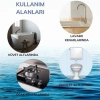 Adshome® Gri Su Sızdırmaz  Banyo Mutfak Lavabo Küvet İzolasyon Şerit Bant