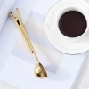 Adshome® Mandallı Kahve Ölçü Kaşığı Gold Çok Fonksiyonlu Paslanmaz Çelik Kaşık