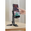 Adshome® Masaüstü Telefon Standı 360 Derece Dönebilen Başlıklı Ayaklı Telefon Tripodu