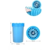 Adshome® Silikon Jel Fırçalı Kedi Köpek Pati Ayak Yıkama Temizleme Kovası (Küçük)