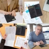 Adshome® Silinebilir LCD Yazı Tabletli,Kalemli Katlanabilir Bilimsel Hesap Makinesi