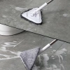 Adshome® Teleskopik Saplı 150 cm Üçgen Mop Cam Duvar Tavan Fayans Parke Temizleyici Mop