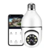 Adshome® WiFi 360 Panoramik Ampul Kamera Gece Görüş Ses Akıllı Hareket Algılayıcı