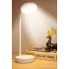 Adshome® Yuvarlak USBli Dokunmatik 3 Kademeli 360 Derece  Özel Göz Korumalı Led Lityum Masa Lambası