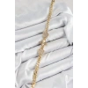 Pirinç Zirkon Taşlı Yonca Model Gold Renk Kadın Bileklik