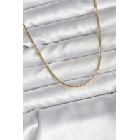 14K Gold Renk Kaplama İnce Zincir Model CM Kadın Kolye