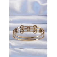 316L Çelik Altın Renk Minimal Yaşam Ağacı Tasarımlı Kelepçe