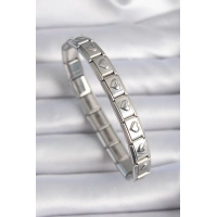 316L Çelik Gümüş Renk Kalp İşleme Nomination Charm Bileklik