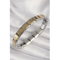 316L Çelik Mix Renk Yazılı Nomination Model Kadın Bileklik