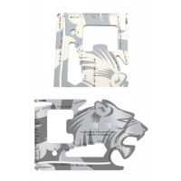 Adshome® 18 Fonksiyonlu Cüzdan İçi Aslan Tasarımlı Kart Acil Durum Kiti