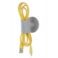 Adshome®  4 Adet Çok Amaçlı Vakumlu Kapı Stoperi,Kablo Organizeri,Telefon Sabitleyici