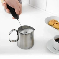 Adshome® El Çırpıcısı Pilli Mini Portatif Mutfak Mikseri Köpürtme Aleti