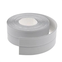 Adshome® Gri Su Sızdırmaz  Banyo Mutfak Lavabo Küvet İzolasyon Şerit Bant