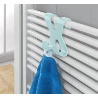 Adshome® Hang it Pratik Kolay Taşımabilir Havlupan 2 Kancalı Banyo Askısı