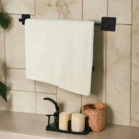 Adshome® Kendiliğinden Yapışkanlı Siyah Çubuk Havluluk