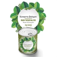 Adshome® Konserve Bahçem Evde Konservede Kekik Dağ Kekiği Yetiştirme Kiti