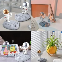 Adshome® Mini Astronot Model Telefon ve Tablet Tutucu Standı