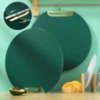 Adshome® Mutfak Sebze,Meyve,Et,Balık,Ekmek Doğrama Kesme Tahtası Standlı Kesim Panosu