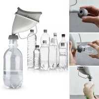 Adshome® Unisex Taşınabilir Hijjenik Seyahat Tuvalet Aparatı Seyahat Tuvalet Hunisi