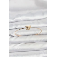 Kelebek Model Gold Renk Bileklik