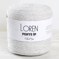 Loren Penye Kumaş El Örgü İpi Kırçıllı Gri - 24 - 33523