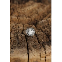 Otantik Emoji Tasarımlı Ayarlamalı Kadın Yüzük