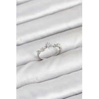 Pirinç Gümüş Renk Manifest Kadın Yüzük