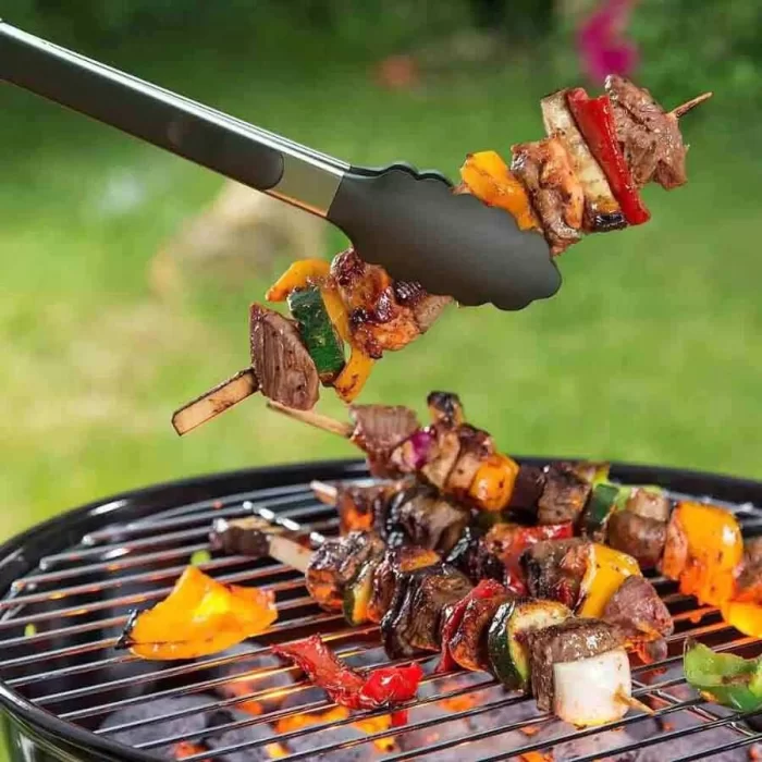 Barbekü Maşası Silikon 35 Cm Siyah (BMS-35)