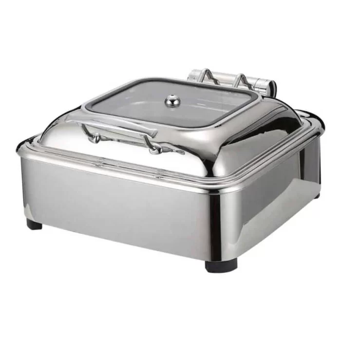 Chafing Dish Hidrolik Kapak 6 L 2/3 Gömme (CDH-6G) | Reşo Kabı