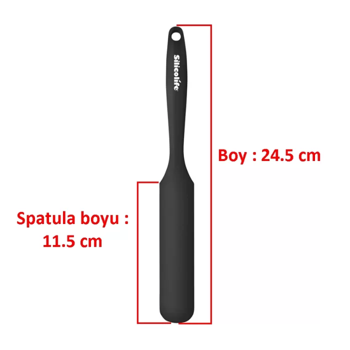 SİLİKON DÜZ SPATULA