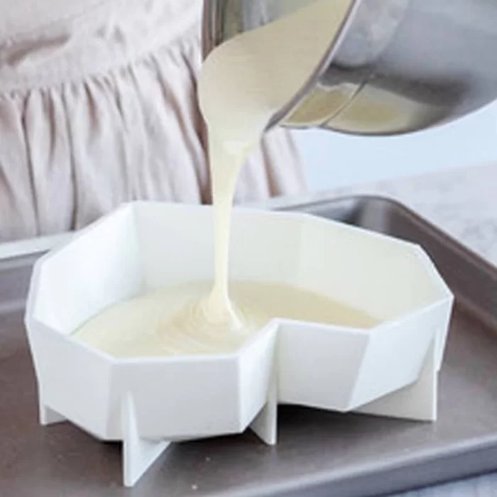 Silikon Kalp Mousse Kek ve Pasta Kalıbı, 18 Cm H: 5,6 Cm