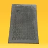 Alüminyum İtalyan Açılı (45°) Düz Teflon Kaplamalı Delikli Tava (2 mm) 40x60x1 CM