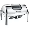 Chafing Dish Roll Top Camlı 9 L (CDR-9C) | Reşo Kabı