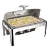 Chafing Dish Roll Top Camlı 9 L (CDR-9C) | Reşo Kabı