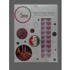 Chocolate Transfer Sheets 40x25 Valantines Day Kırmızı (25 Adet)