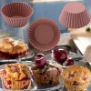 Silikon Tırtıklı Kek ve Muffin Kalıbı 6 paket