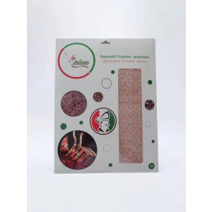 Chocolate Transfer Sheets 40x25 Cafe (25 Adet)