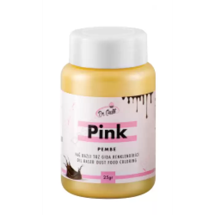 25 gr Yağ Bazlı Toz Gıda Boyası - Pembe