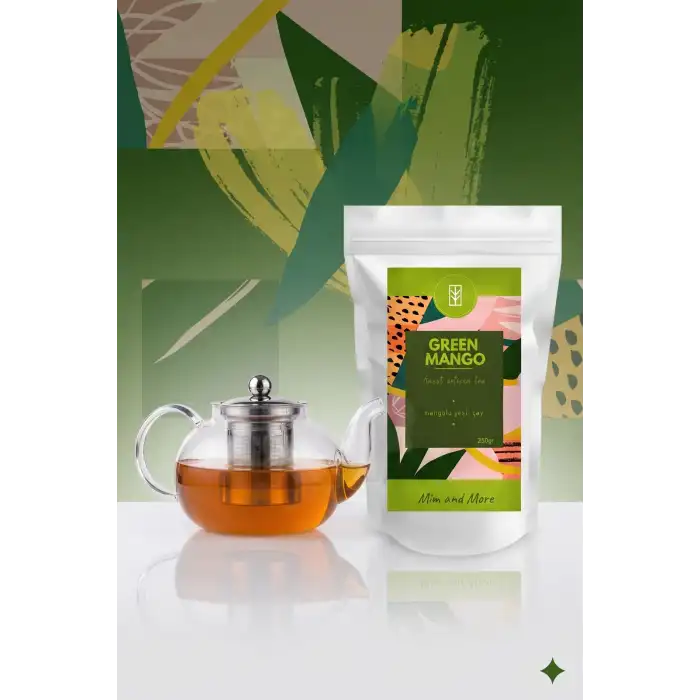 250 gr Green Mango Çay - Cam Demlik