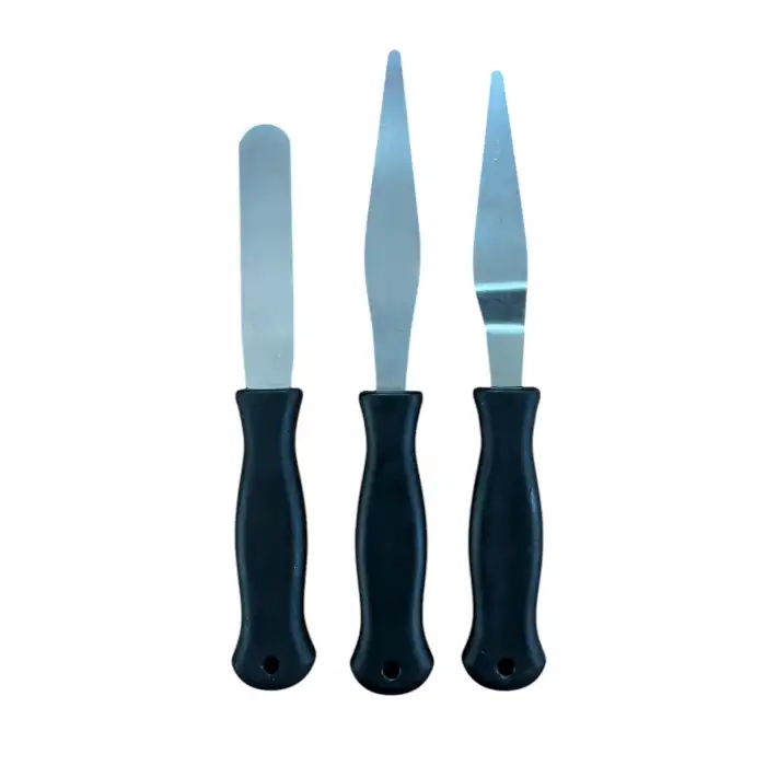 3’ Lü Pasta Dekor Spatula Seti