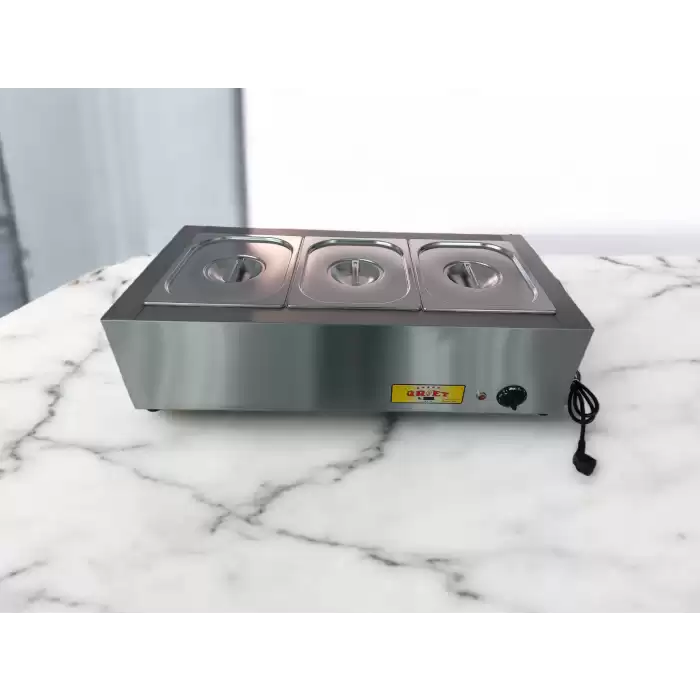 3 x 9.5 Litre Setüstü Benmari (Küvet ve Kapak Dahil)