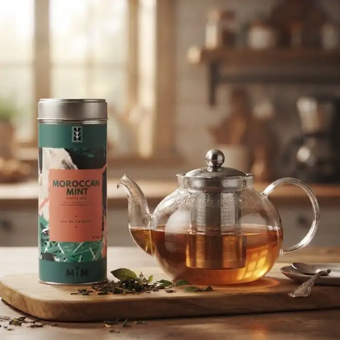 50 gr Moroccan Mint Çay - Cam Demlik